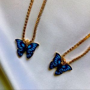 Blue Butterfly Bracelet